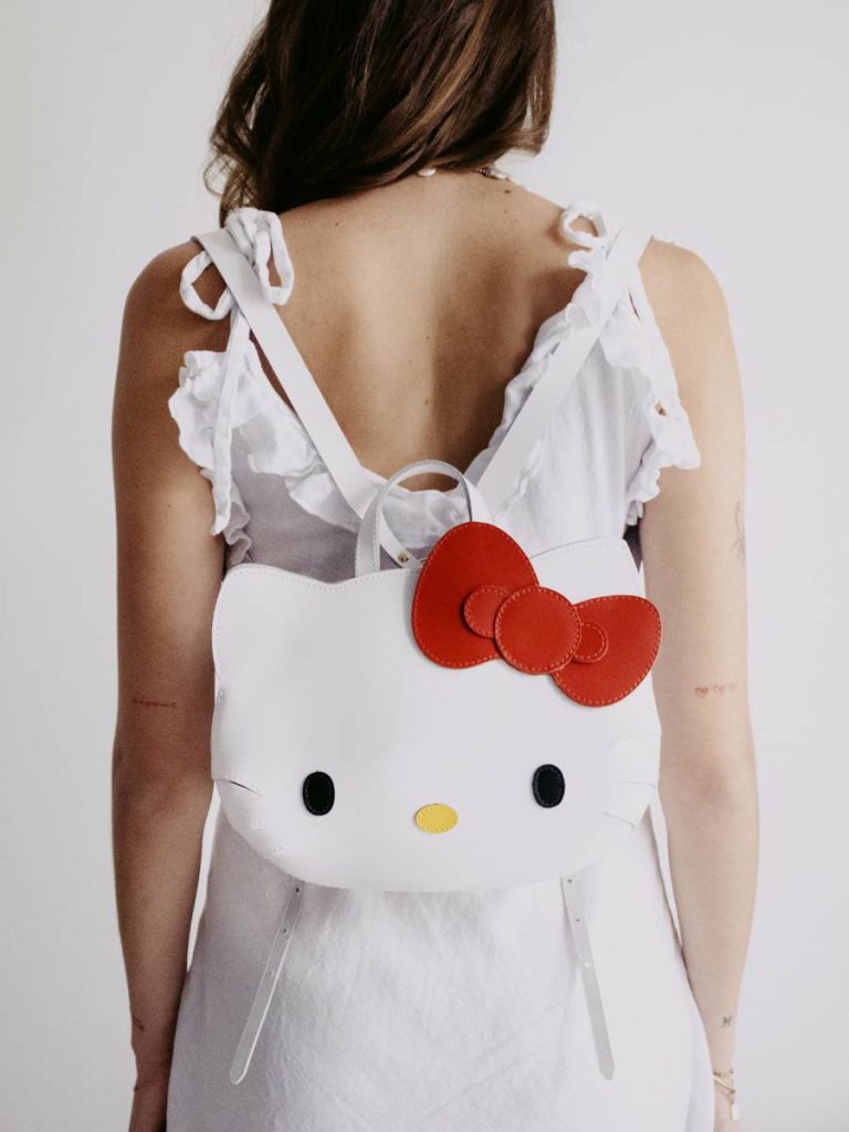 Backpacks Cambridge Satchel The Hello Kitty Face Backpack - Brilliant White Women - Image 2