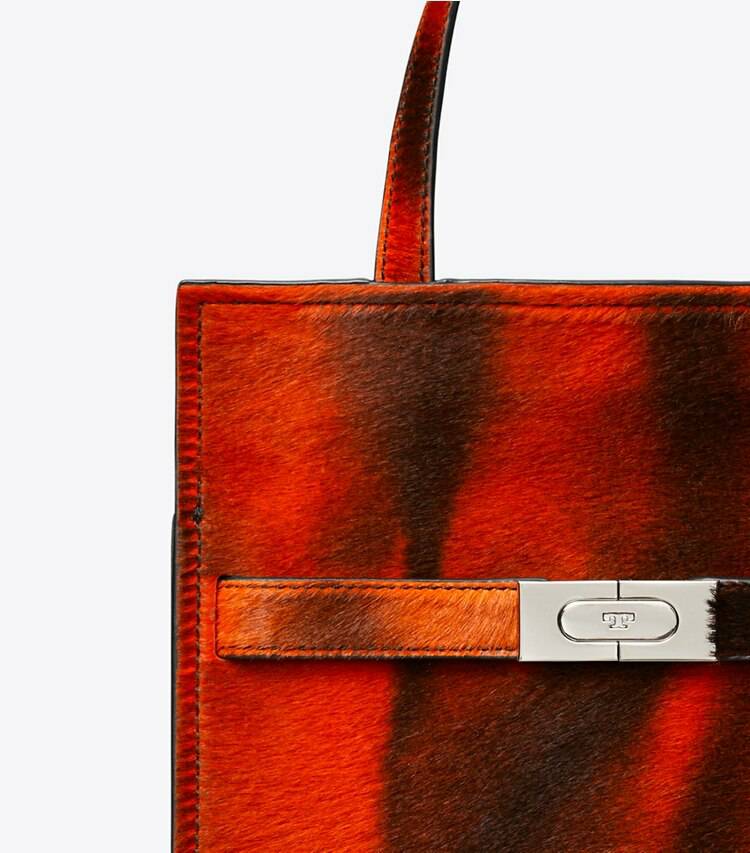 Bird Of Paradise Multi Tory Burch Shoulder Bags Women Small Lee Radziwill Calf Hair Shopper - Image 4