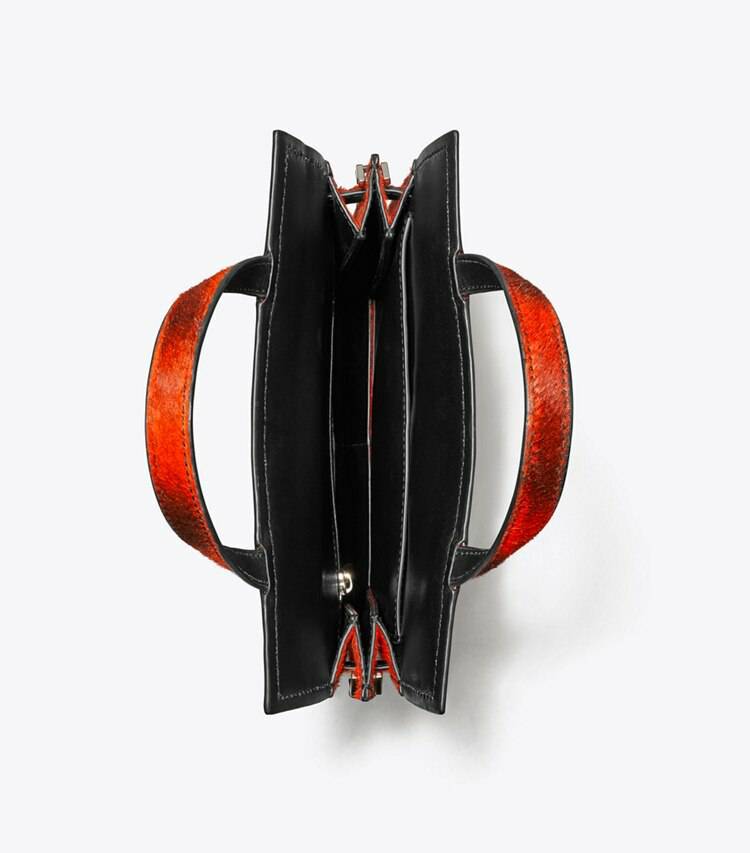 Bird Of Paradise Multi Tory Burch Shoulder Bags Women Small Lee Radziwill Calf Hair Shopper - Image 5