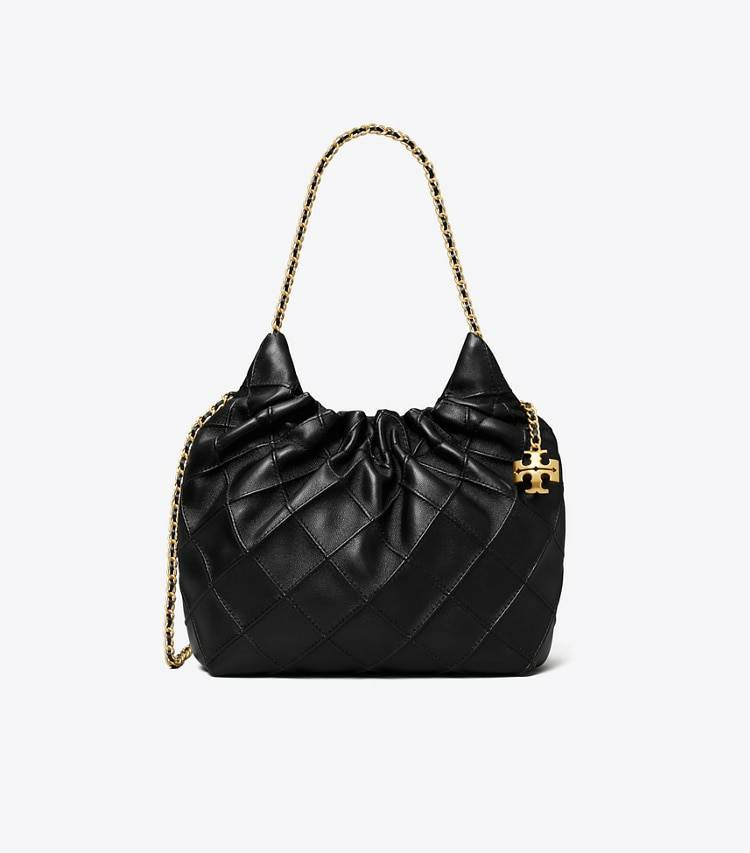 Black Crossbody Bags Tory Burch Mini Fleming Soft Hobo Bag Women - Image 3