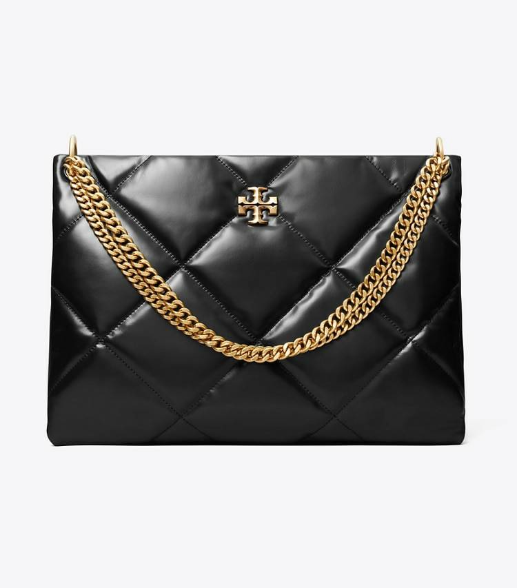 Black Kira Diamond Quilt Shoulder Bag Shoulder Bags Women Tory Burch - Image 3