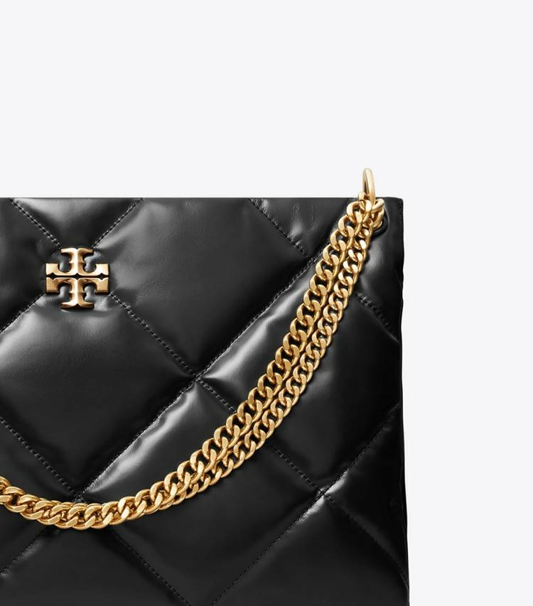 Black Kira Diamond Quilt Shoulder Bag Shoulder Bags Women Tory Burch - Image 4