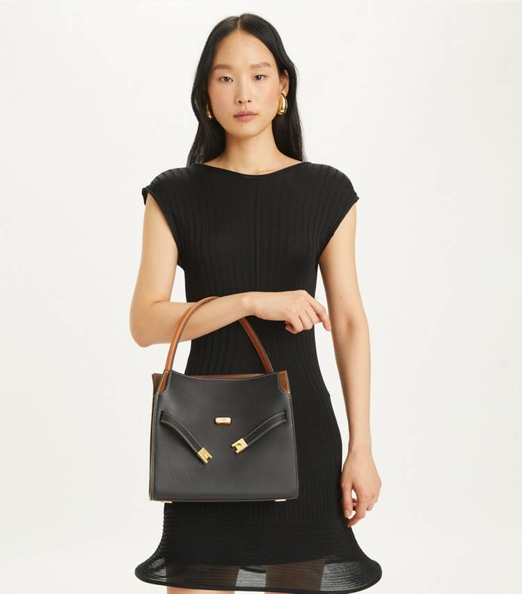 Black Lee Radziwill Double Bag Satchels Tory Burch Women - Image 2