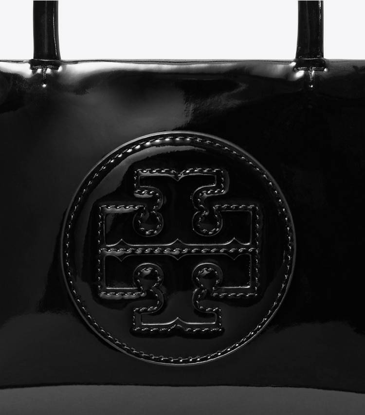 Black Mini Ella Bio Patent Tote Crossbody Bags Women Tory Burch - Image 5