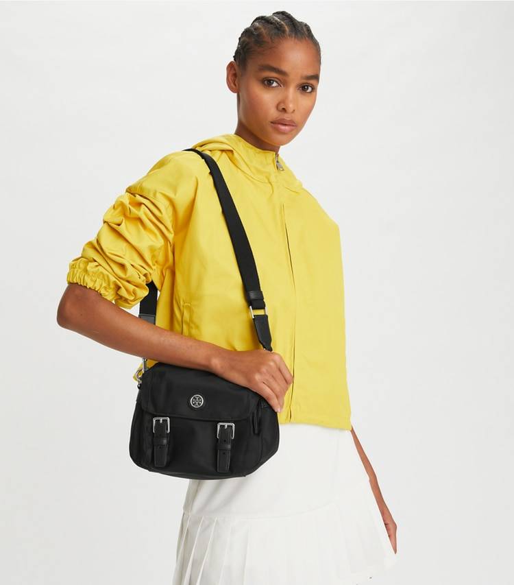 Black Nylon Small Messenger Women Tory Burch Crossbody Bags - Image 2