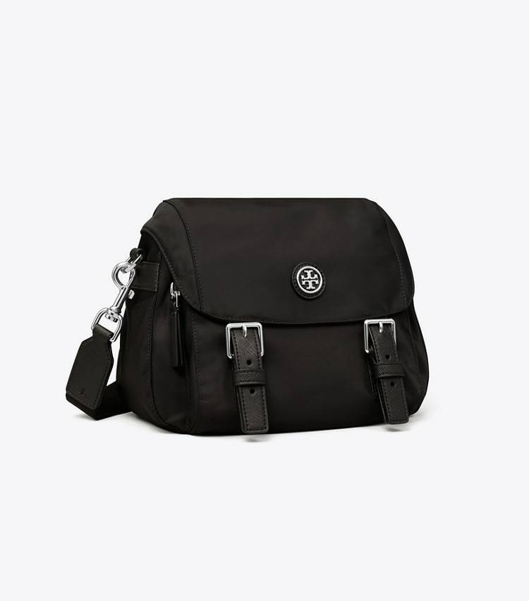 Black Nylon Small Messenger Women Tory Burch Crossbody Bags