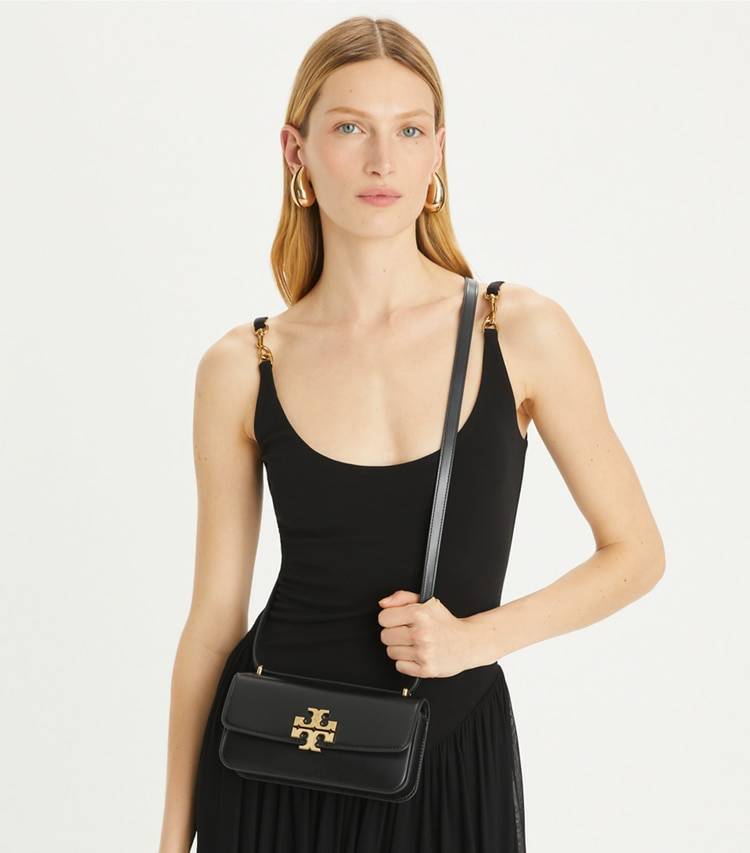 Black Small Eleanor Rectangular Bag Shoulder Bags Women Tory Burch - Image 2