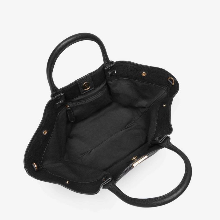 Black Small Grain Women Demellier Crossbody Bags The Midi New York - Image 5