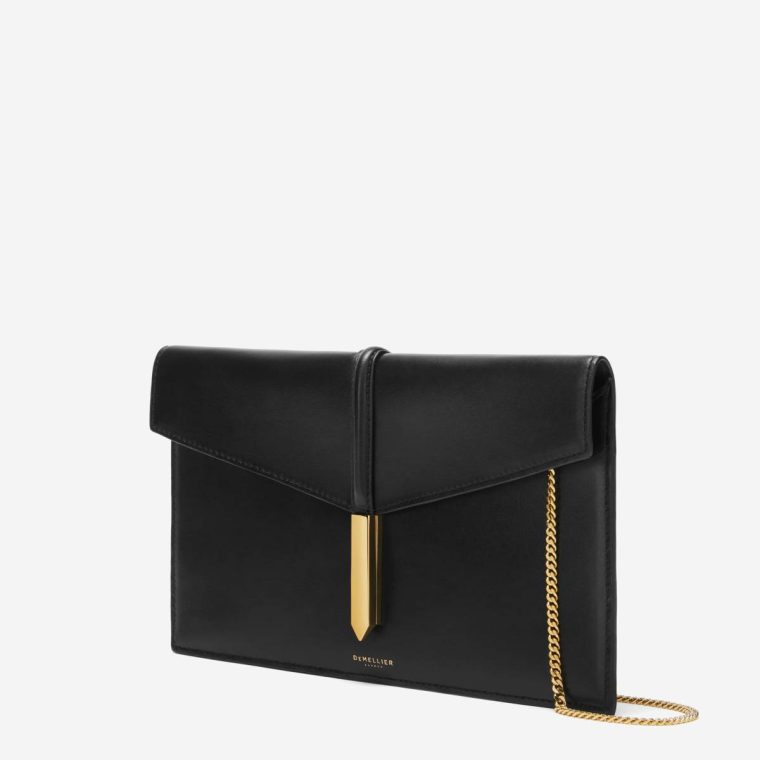 Black Smooth The Tokyo Clutch Demellier Clutches Women - Image 3