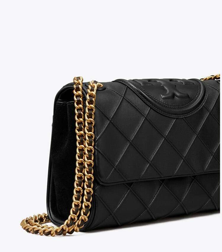 Black Tory Burch Fleming Soft Convertible Shoulder Bag Shoulder Bags Women - Image 5