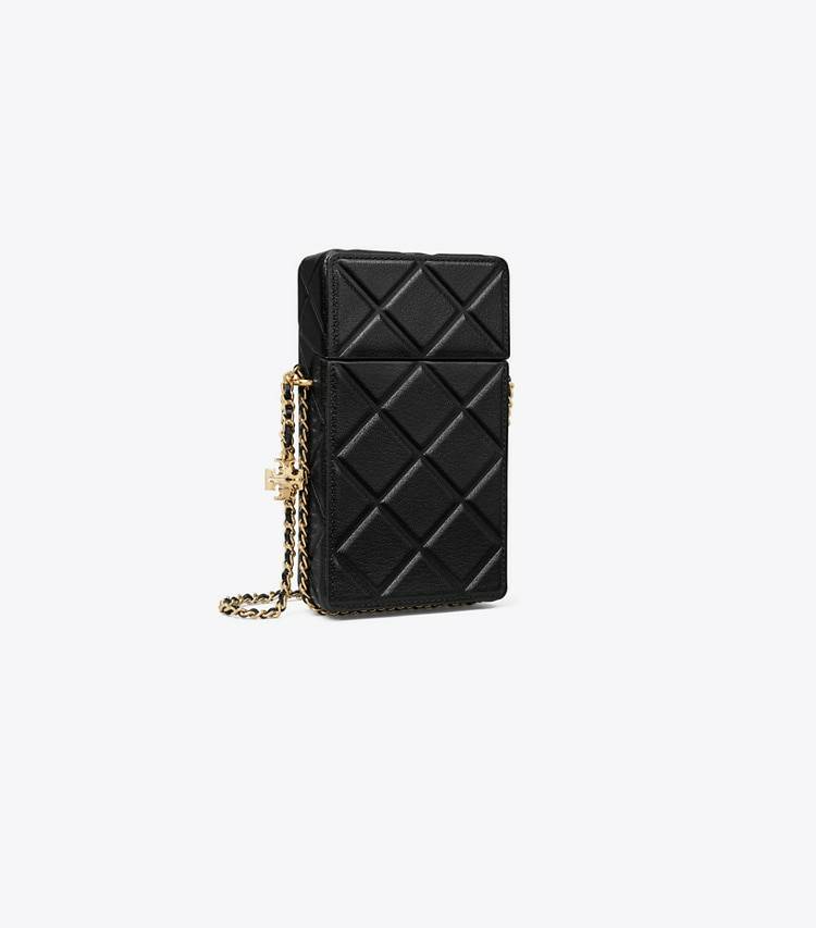 Black Tory Burch Mini Bags Women Fleming Phone Crossbody