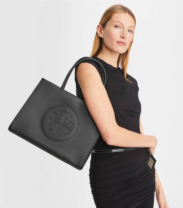 Black Tote Bags Small Ella Bio Tote Tory Burch Women - Image 3