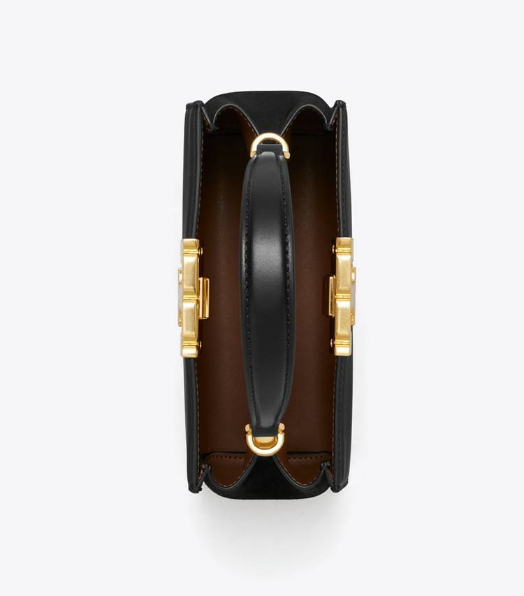 Black Women Crossbody Bags Tory Burch Mini Eleanor Satchel - Image 5