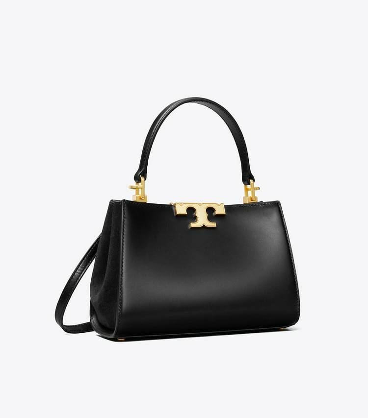 Black Women Crossbody Bags Tory Burch Mini Eleanor Satchel