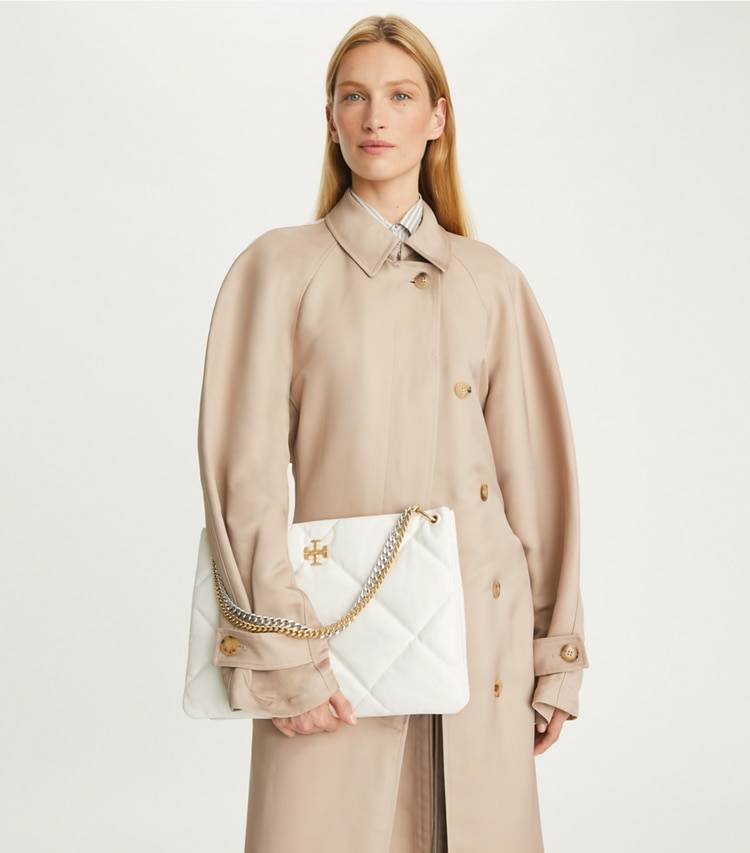 Blanc Kira Diamond Quilt Shoulder Bag Tory Burch Shoulder Bags Women - Image 2