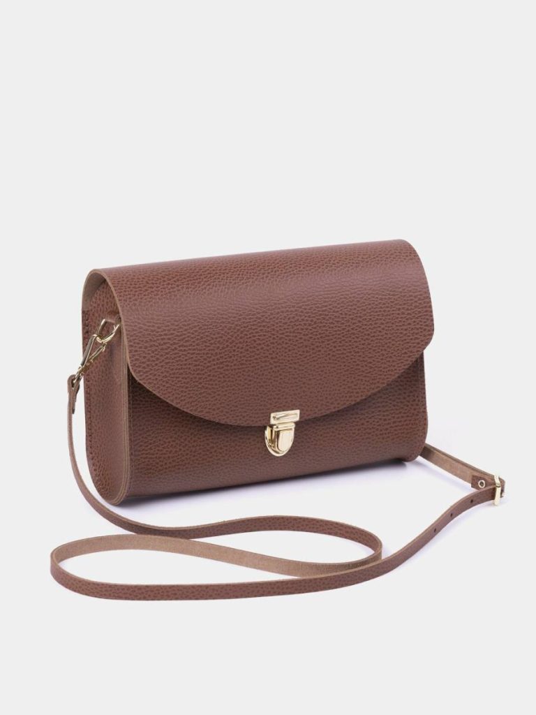 Cambridge Satchel Crossbody Women The Large Pushlock - Bay Celtic Grain - Image 2