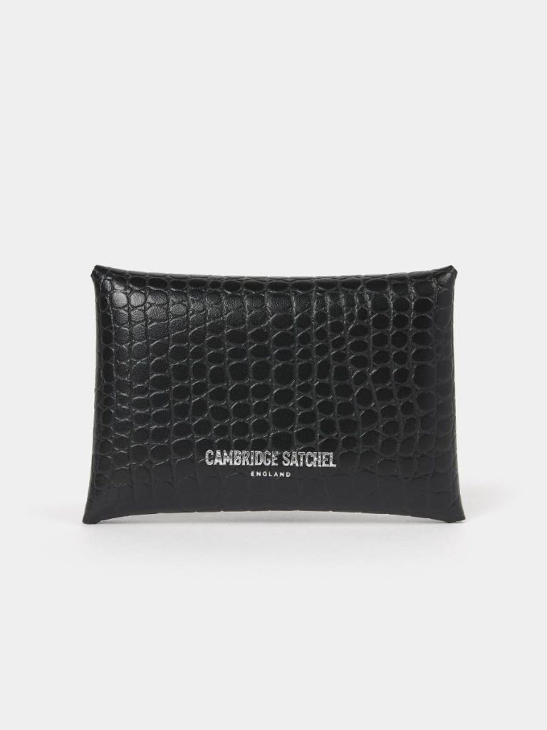 Cambridge Satchel Crossbody Women The Mini Purse - Black Croc - Image 2