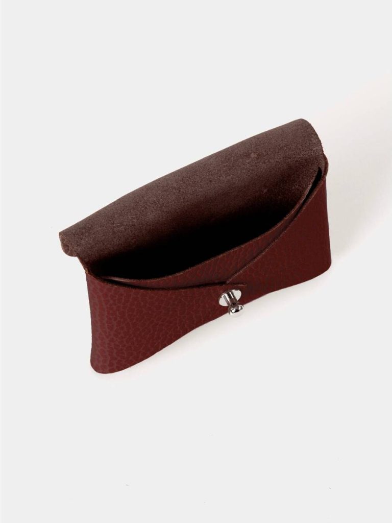 Cambridge Satchel Crossbody Women The Mini Purse - Oxblood Celtic Grain - Image 3