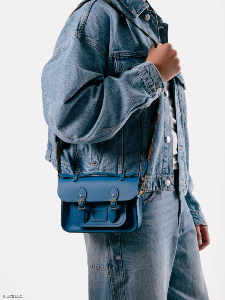 Cambridge Satchel Satchels The Mini - Shiz Blue With Bi-Colour Twisted Strap Women - Image 2