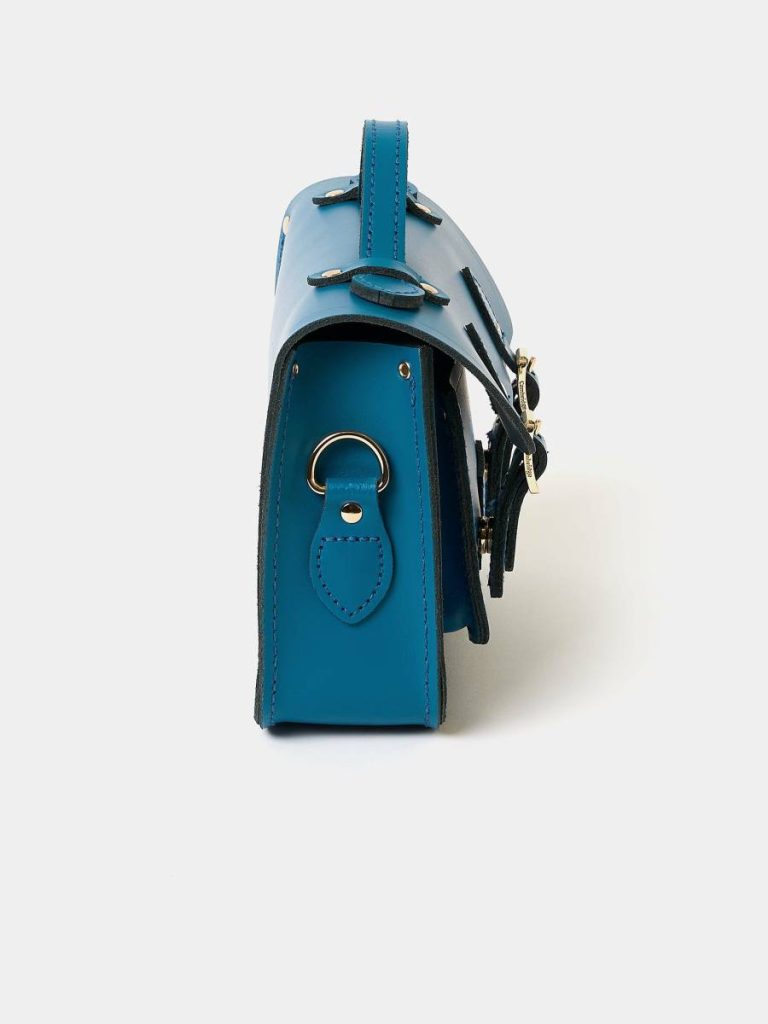 Cambridge Satchel Satchels The Mini - Shiz Blue With Bi-Colour Twisted Strap Women - Image 5