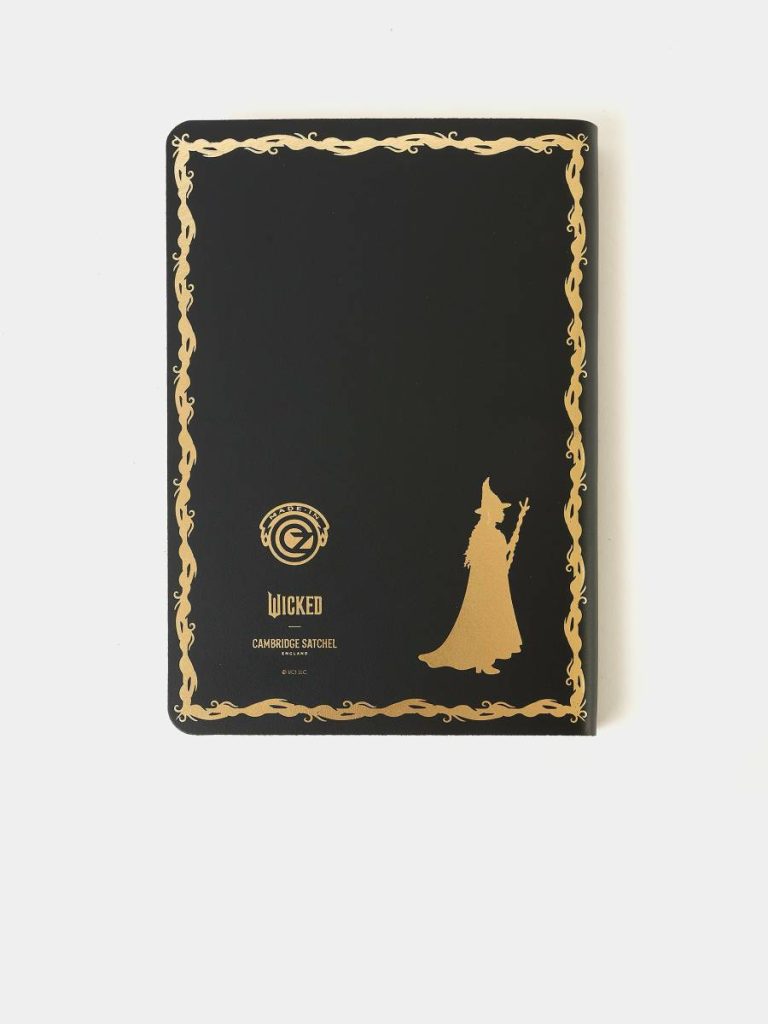 Cambridge Satchel The A5 Notebook - Black With Gold Foiling Crossbody Women - Image 2