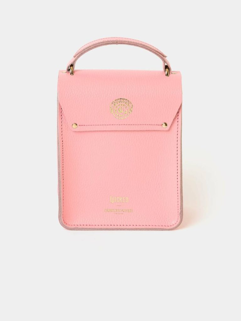 Cambridge Satchel The Binocular Bag - Popular Pink Celtic With 'G' Plate Women Crossbody - Image 5