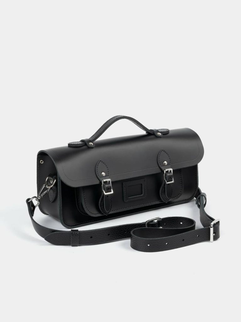 Cambridge Satchel The Long Satchel - Black Women Satchels - Image 3