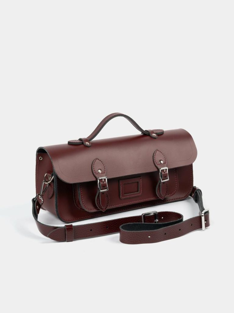 Cambridge Satchel The Long Satchel - Oxblood Satchels Women - Image 3
