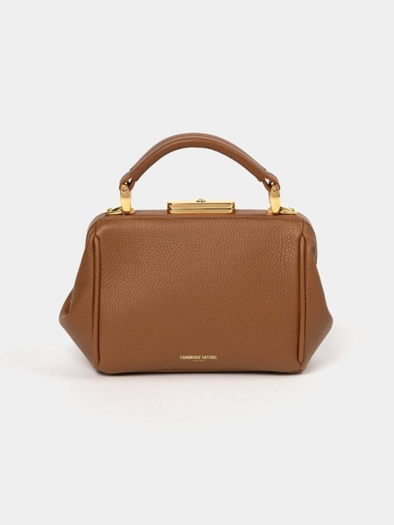 Cambridge Satchel The Mini Sophie - Havana Calf Grain Handbags Women - Image 3