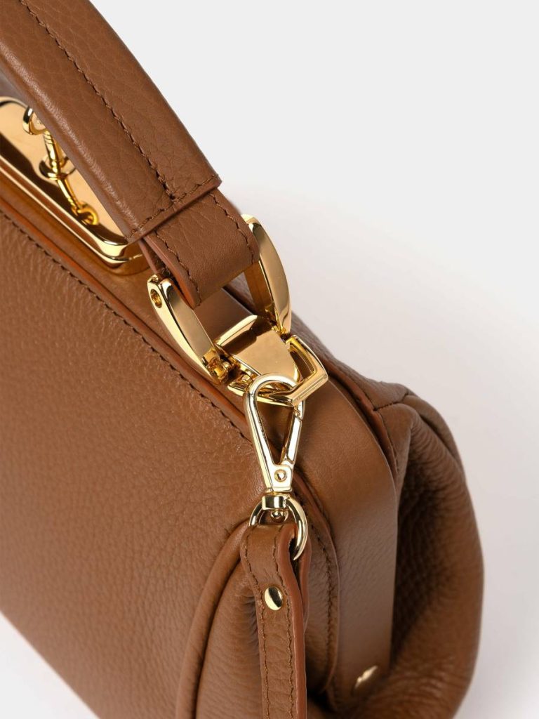 Cambridge Satchel The Mini Sophie - Havana Calf Grain Handbags Women - Image 5