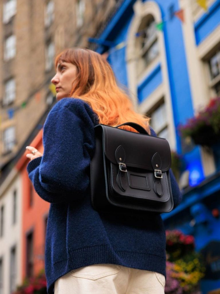 Cambridge Satchel The Small Portrait Backpack - Black Backpacks Women - Image 2
