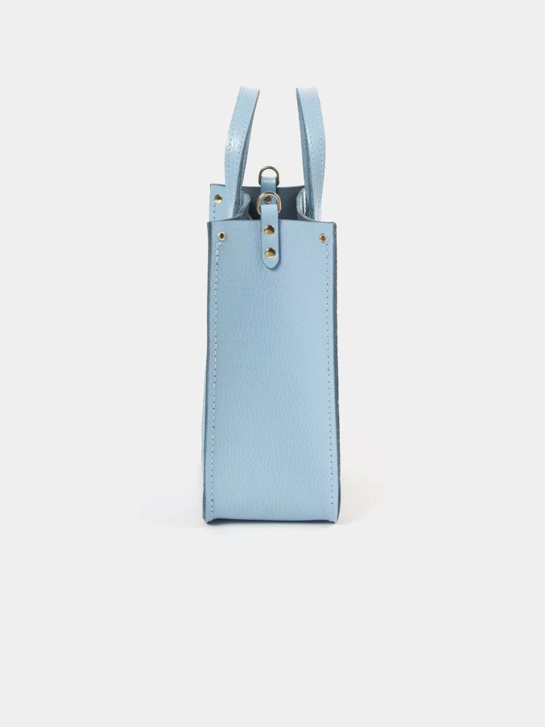 Cambridge Satchel Tote Bags The Mini Tote - Delphinium With A Wheatfield Women - Image 4