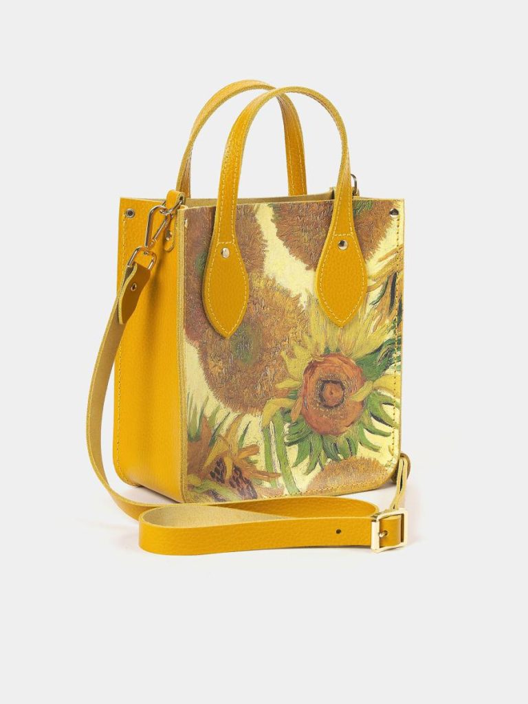 Cambridge Satchel Tote Bags The Mini Tote - Mustard With Sunflowers Women - Image 2