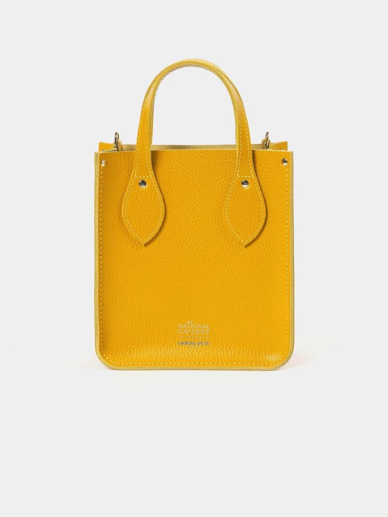 Cambridge Satchel Tote Bags The Mini Tote - Mustard With Sunflowers Women - Image 3
