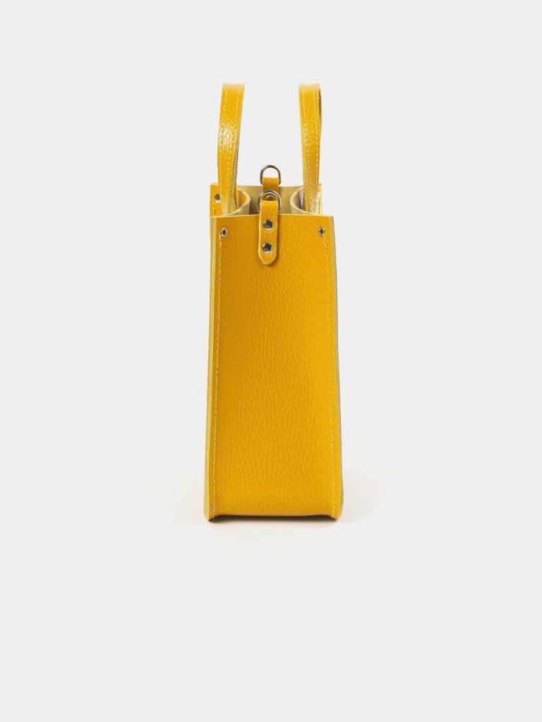 Cambridge Satchel Tote Bags The Mini Tote - Mustard With Sunflowers Women - Image 4