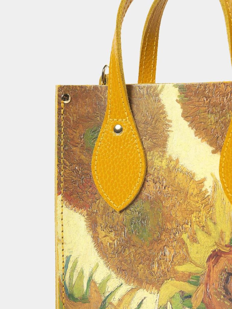 Cambridge Satchel Tote Bags The Mini Tote - Mustard With Sunflowers Women - Image 5