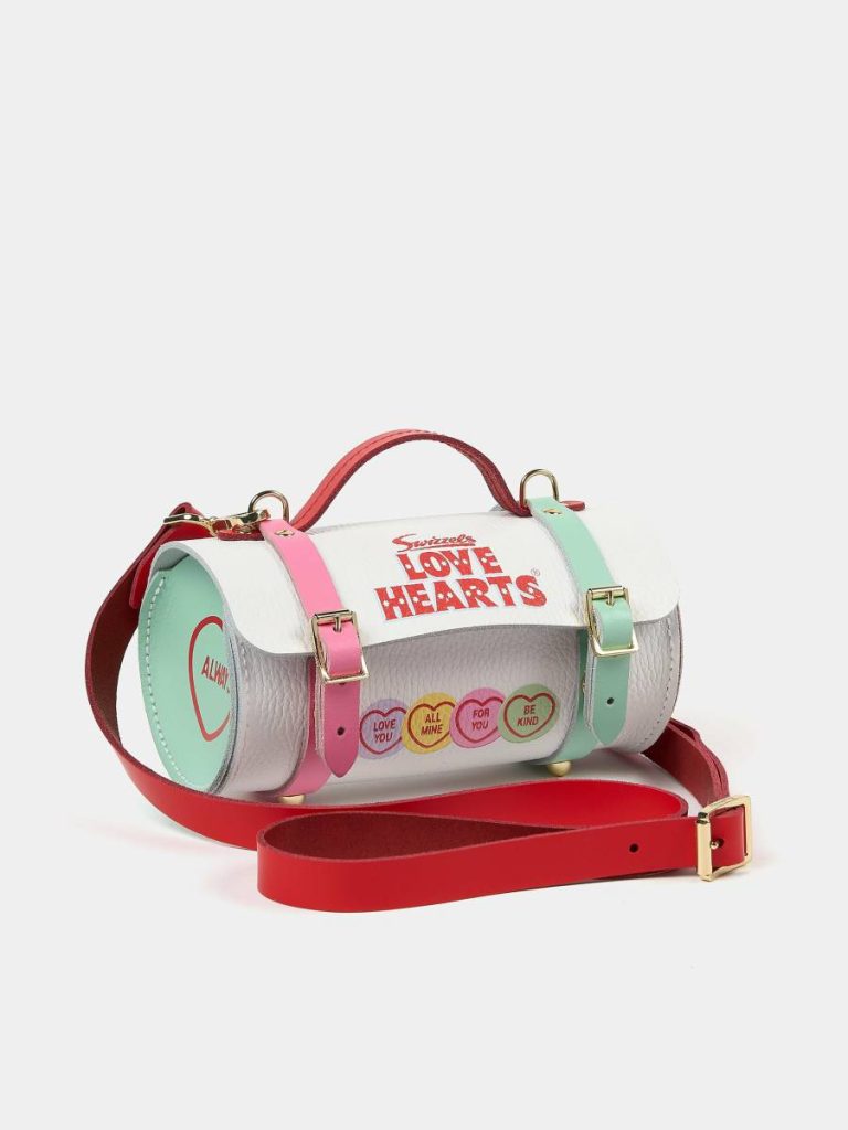 Cambridge Satchel Women Crossbody The Micro-Wide Bowls Bag- Love Hearts Sugar Celtic Grain - Image 3