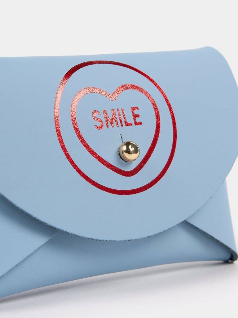 Cambridge Satchel Women Crossbody The Mini Purse - Love Hearts Berry Blue - Image 3