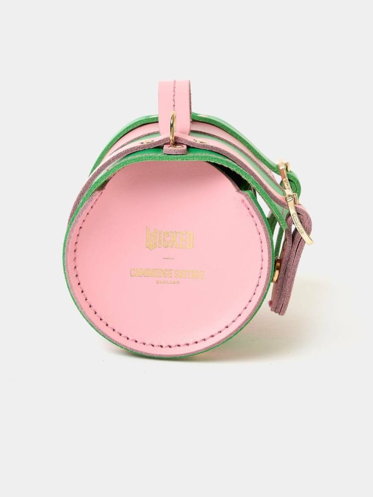Cambridge Satchel Women The Micro Bowls Bag - Wicked Green And Popular Pink Crossbody - Image 5
