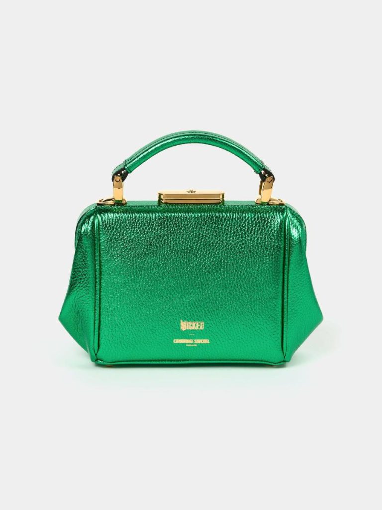 Cambridge Satchel Women The Mini Sophie - Wicked Green Metallic Handbags - Image 4