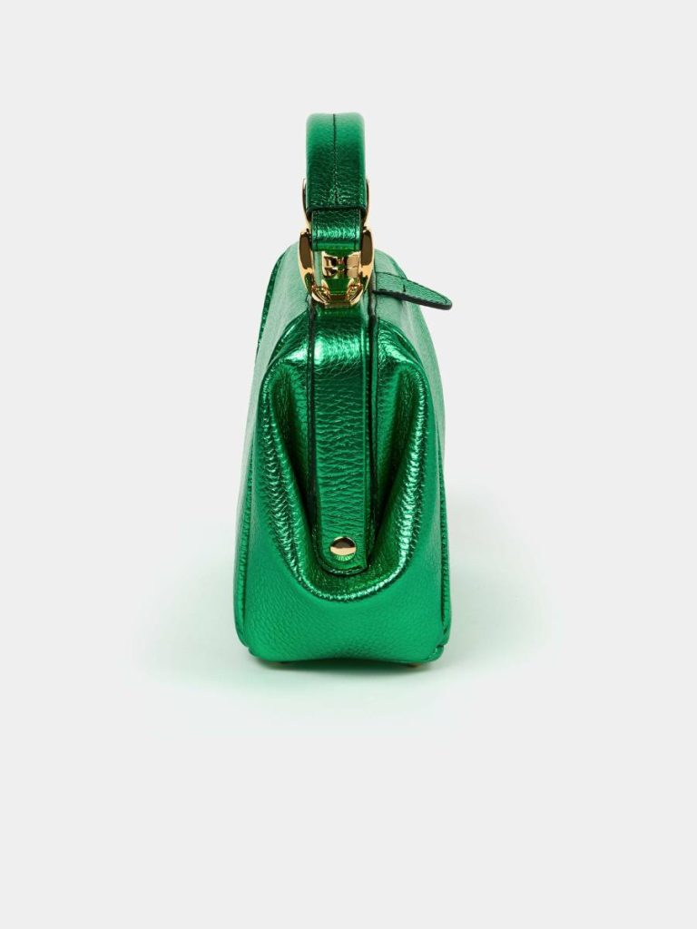 Cambridge Satchel Women The Mini Sophie - Wicked Green Metallic Handbags - Image 5