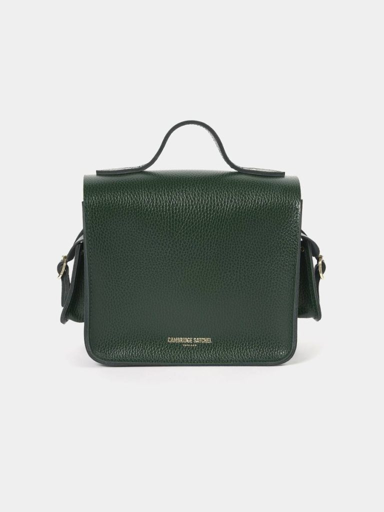 Cambridge Satchel Women The Traveller - Racing Green Celtic Grain & Campbell Tartan Crossbody - Image 3