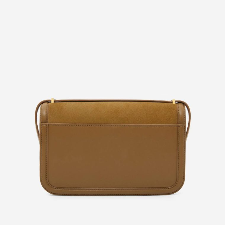 Caramel Suede & Caramel Smooth Demellier Crossbody Bags Women The Paris Crossbody - Image 4