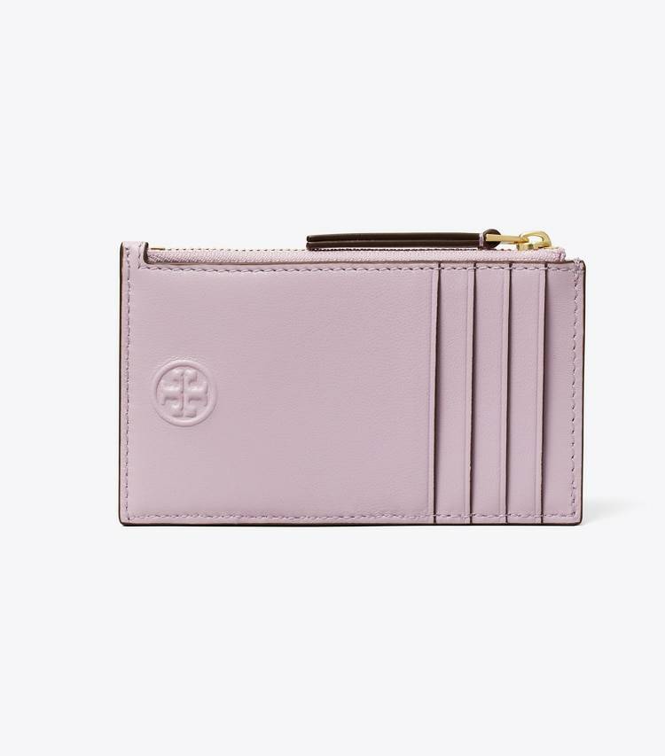 Card Cases Fleming Soft Zip Card Case Women Pale Purple Tory Burch - Image 3