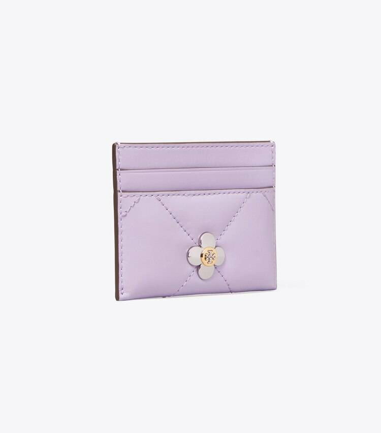 Card Cases Tory Burch Women Purple Heather Kira Diamond Quilt Clover Card Case
