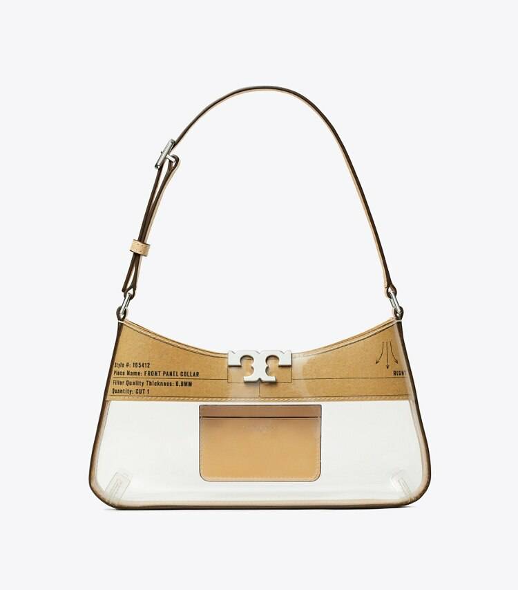 Clear Eleanor Clear Slim Shoulder Bag Women Shoulder Bags Tory Burch - Image 3