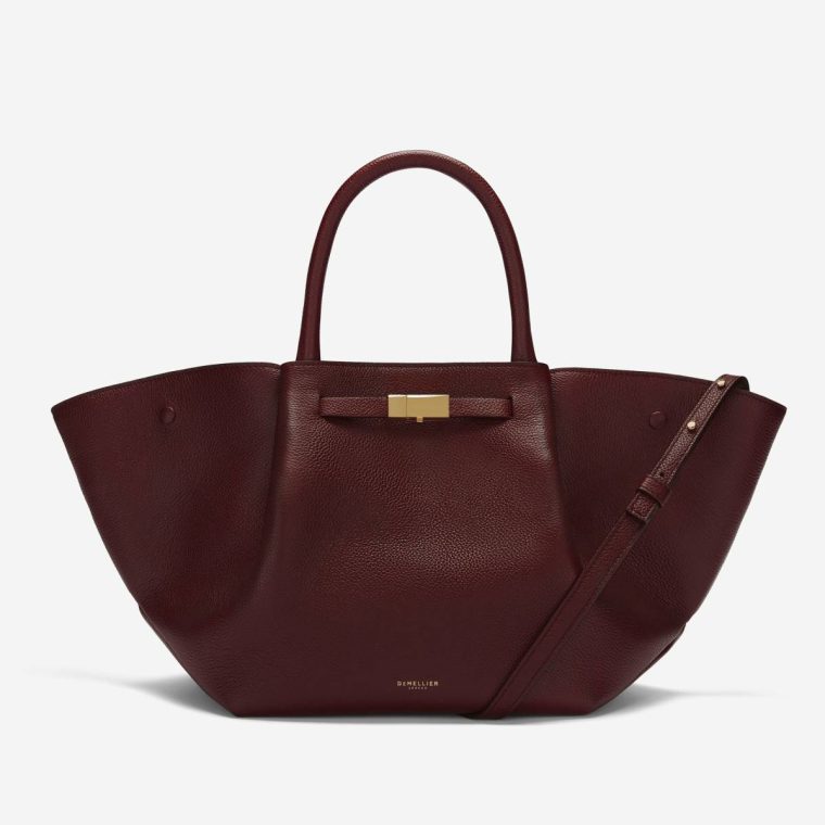 Crossbody Bags Burgundy Small Grain Women Demellier The Midi New York