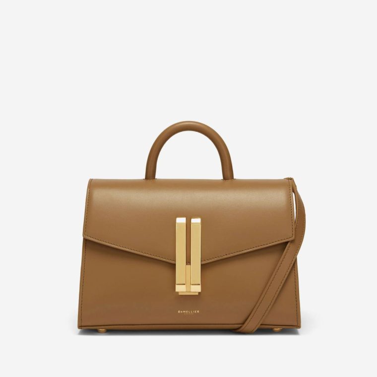 Crossbody Bags Deep Toffee Smooth The Midi Montreal Women Demellier
