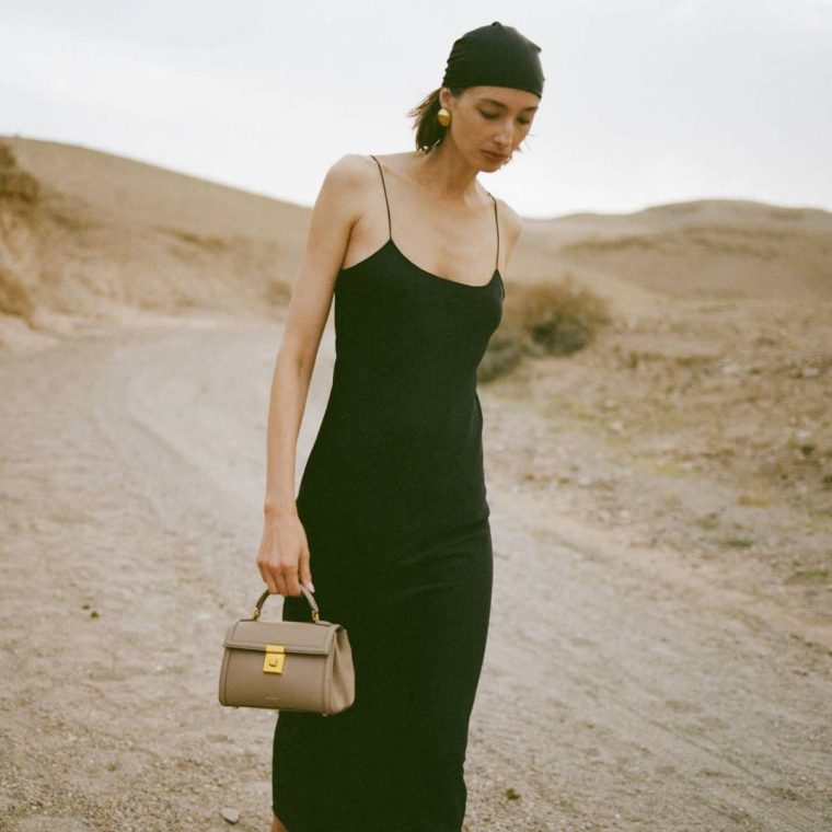 Crossbody Bags Demellier Dark Sand Smooth Women The Paris - Image 2