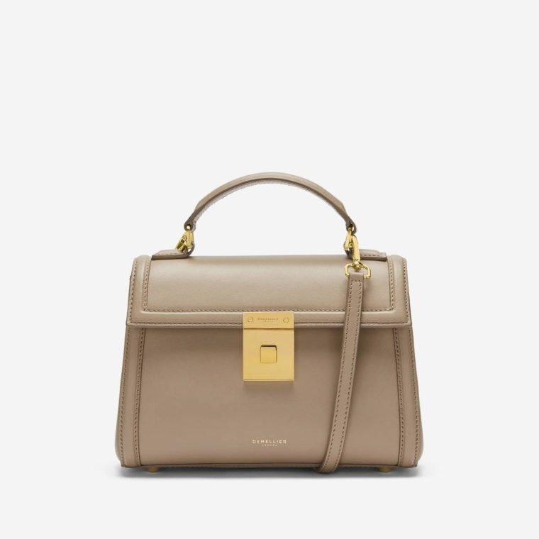 Crossbody Bags Demellier Dark Sand Smooth Women The Paris
